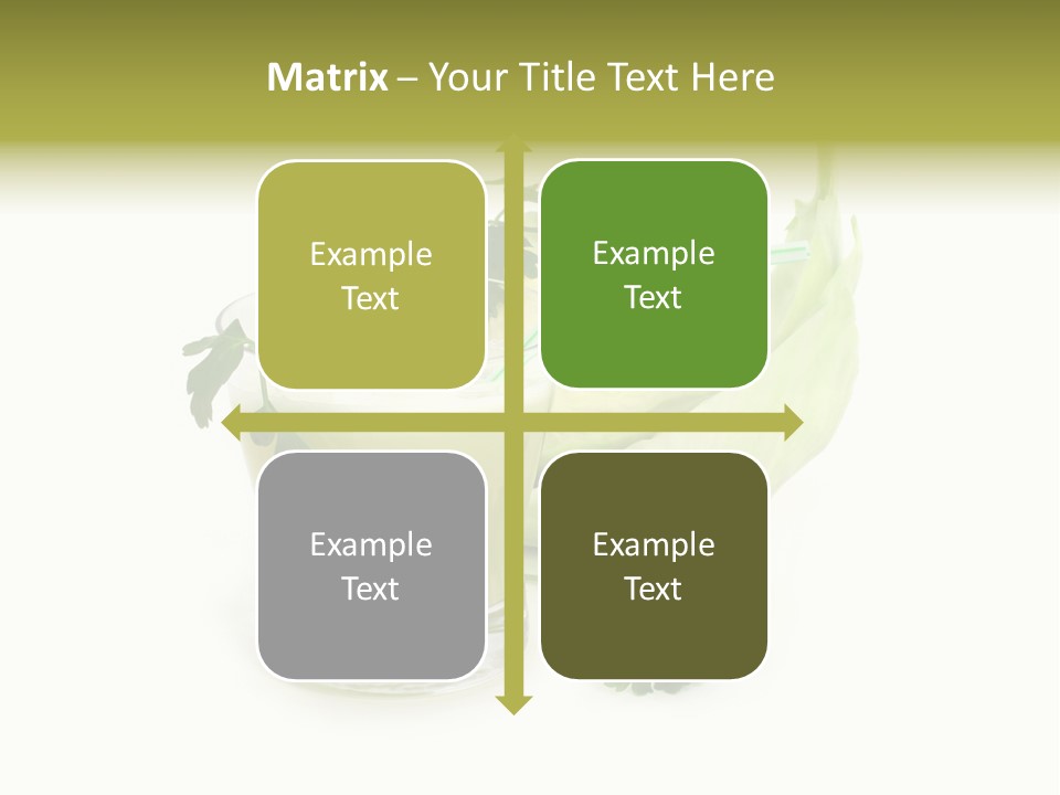 Drink Health Care Cut PowerPoint Template