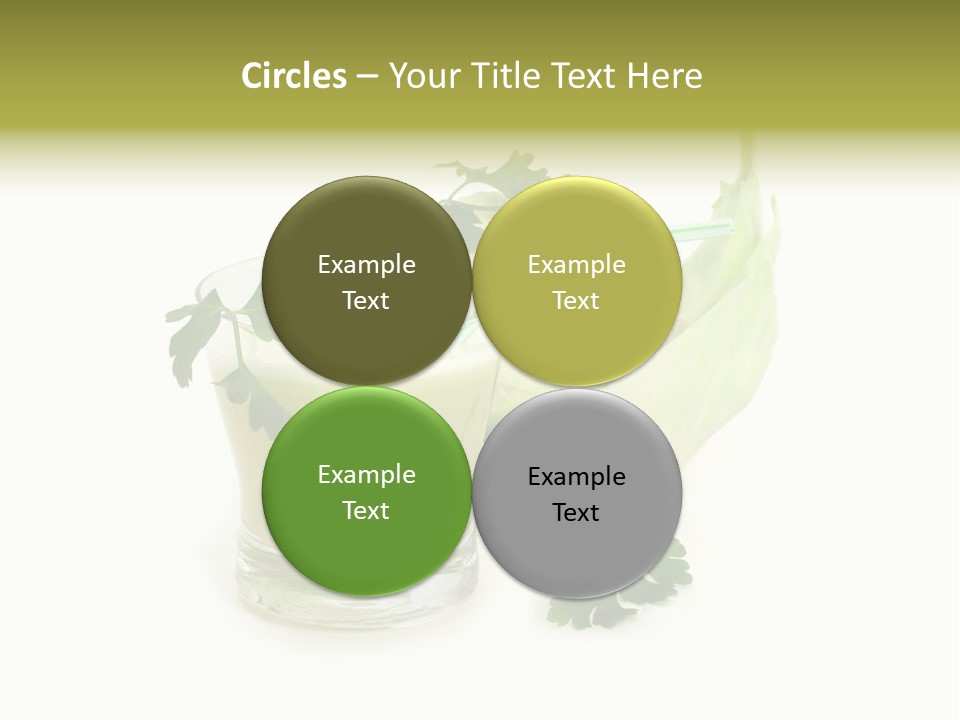 Drink Health Care Cut PowerPoint Template