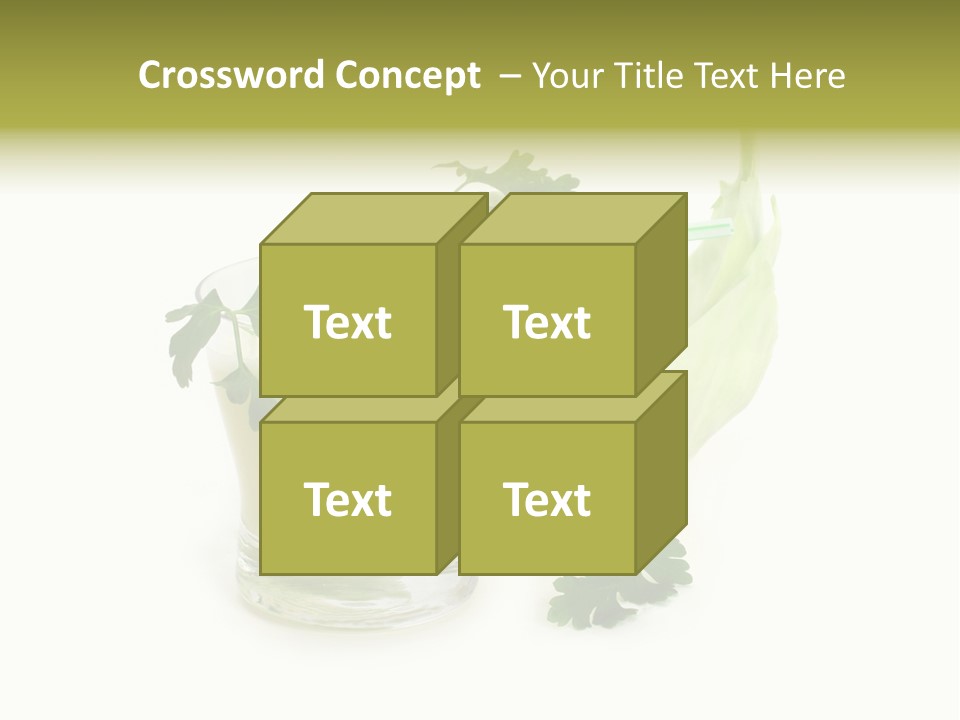 Drink Health Care Cut PowerPoint Template