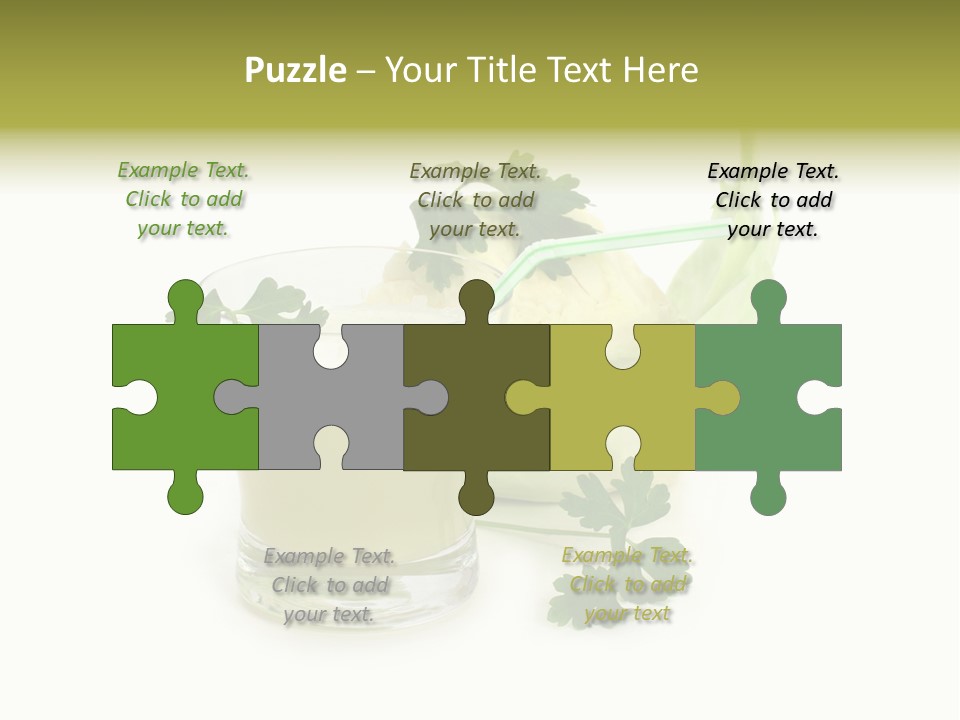 Drink Health Care Cut PowerPoint Template