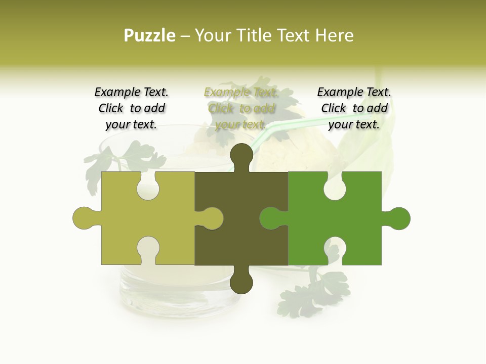 Drink Health Care Cut PowerPoint Template