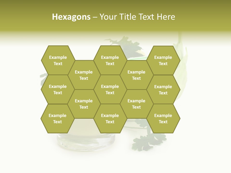 Drink Health Care Cut PowerPoint Template