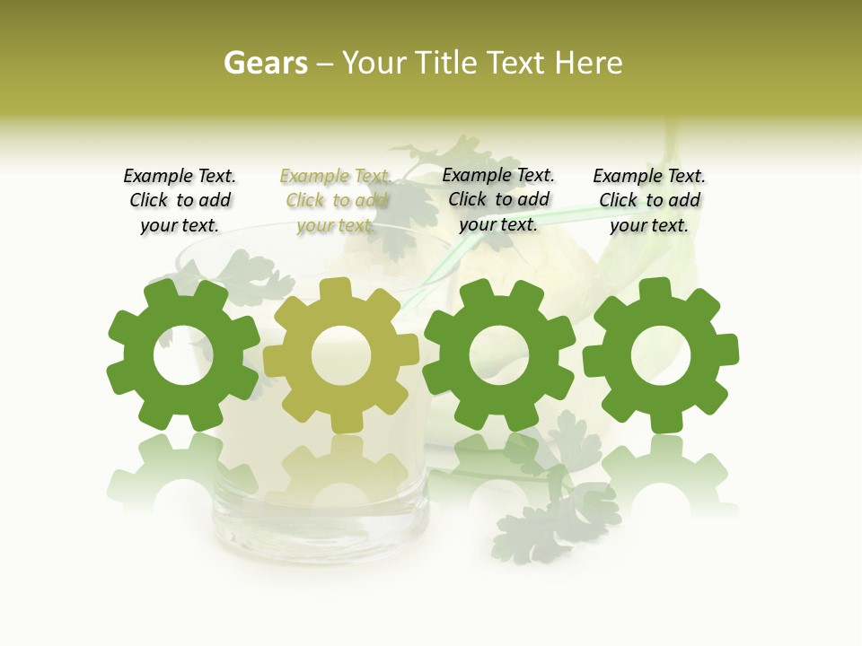 Drink Health Care Cut PowerPoint Template