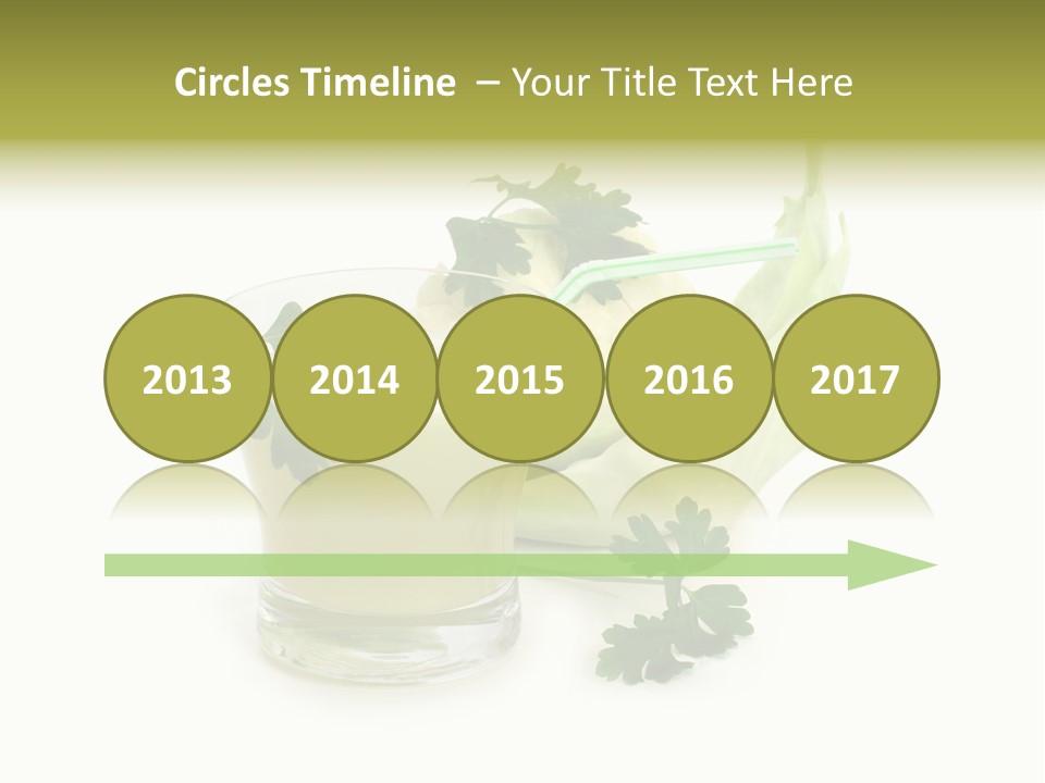 Drink Health Care Cut PowerPoint Template