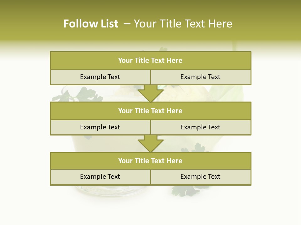 Drink Health Care Cut PowerPoint Template