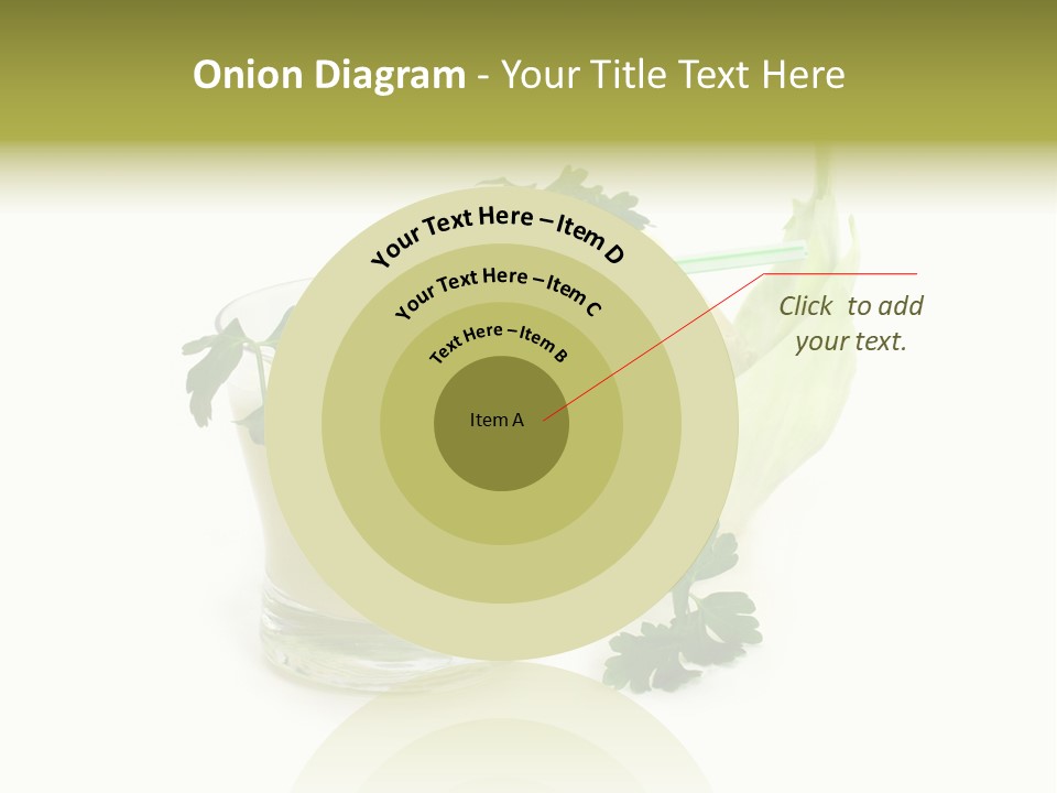 Drink Health Care Cut PowerPoint Template