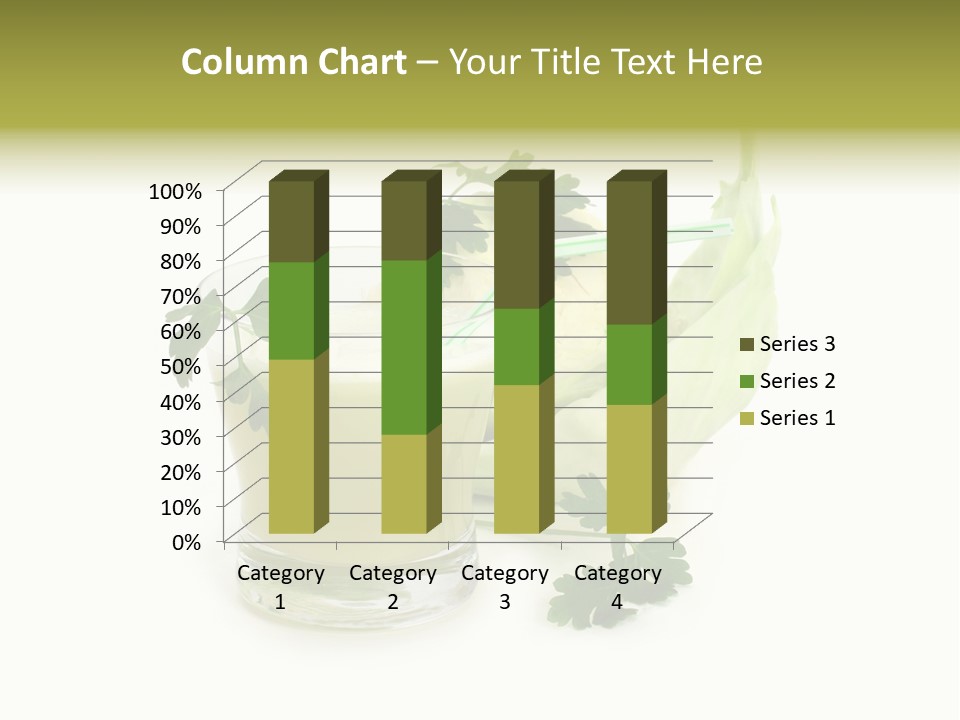 Drink Health Care Cut PowerPoint Template
