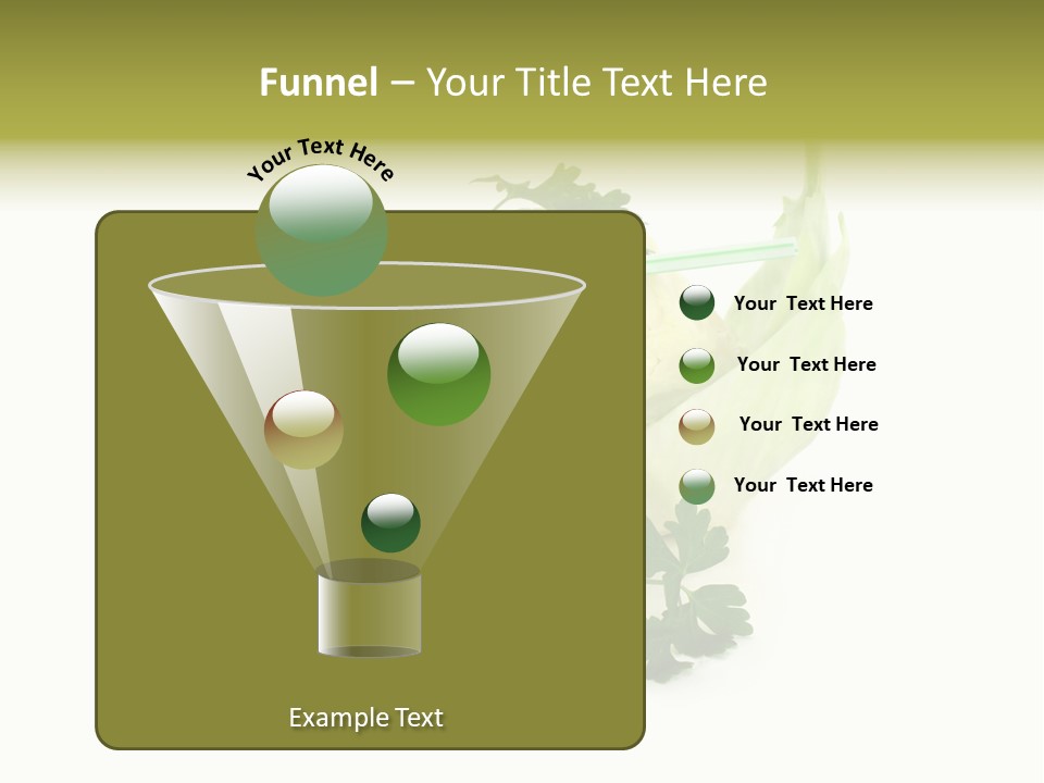 Drink Health Care Cut PowerPoint Template