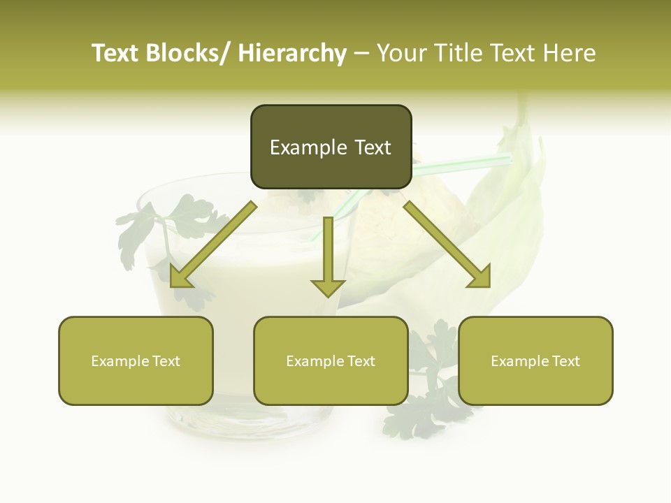 Drink Health Care Cut PowerPoint Template