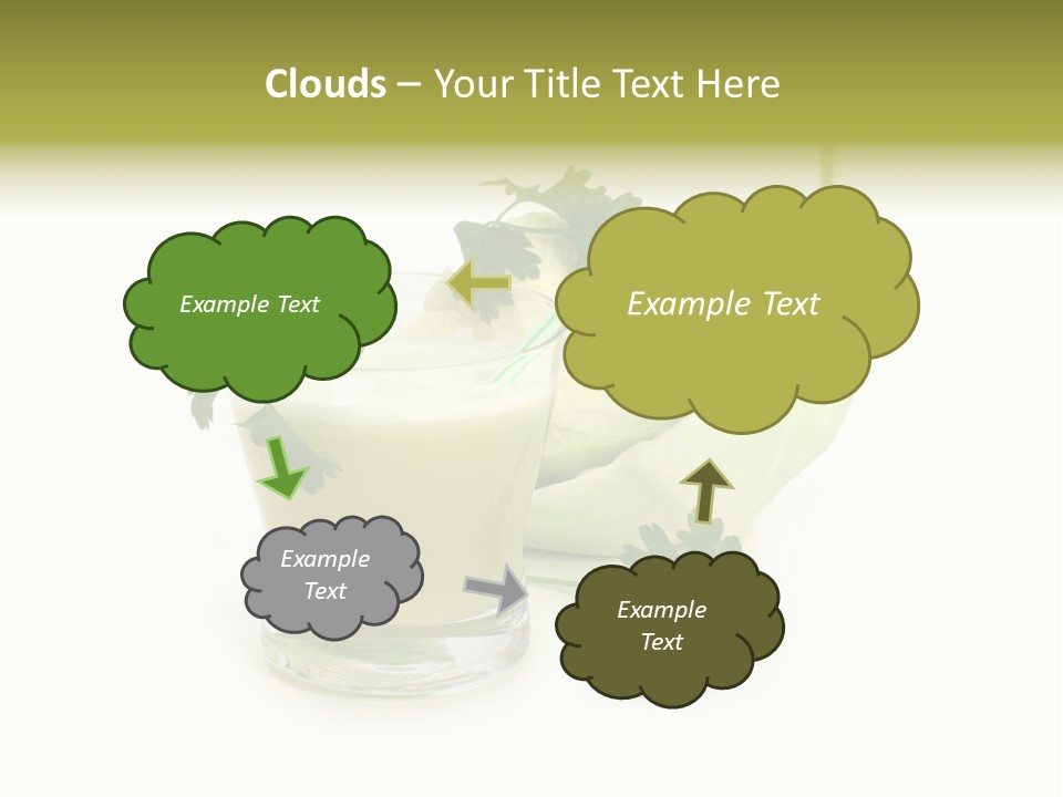 Drink Health Care Cut PowerPoint Template