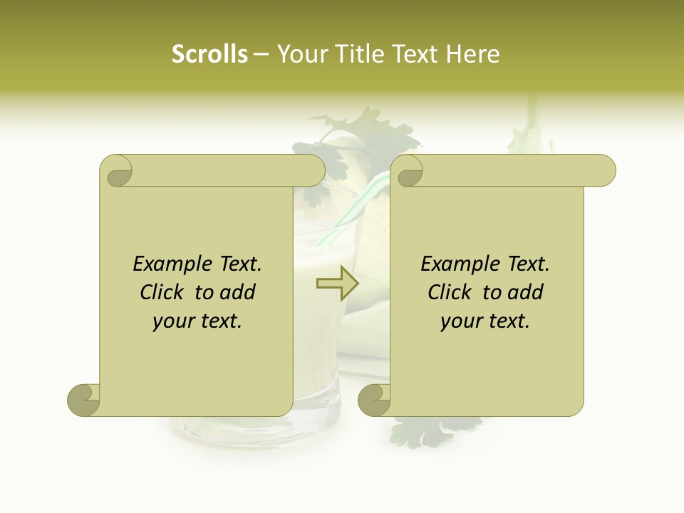 Drink Health Care Cut PowerPoint Template