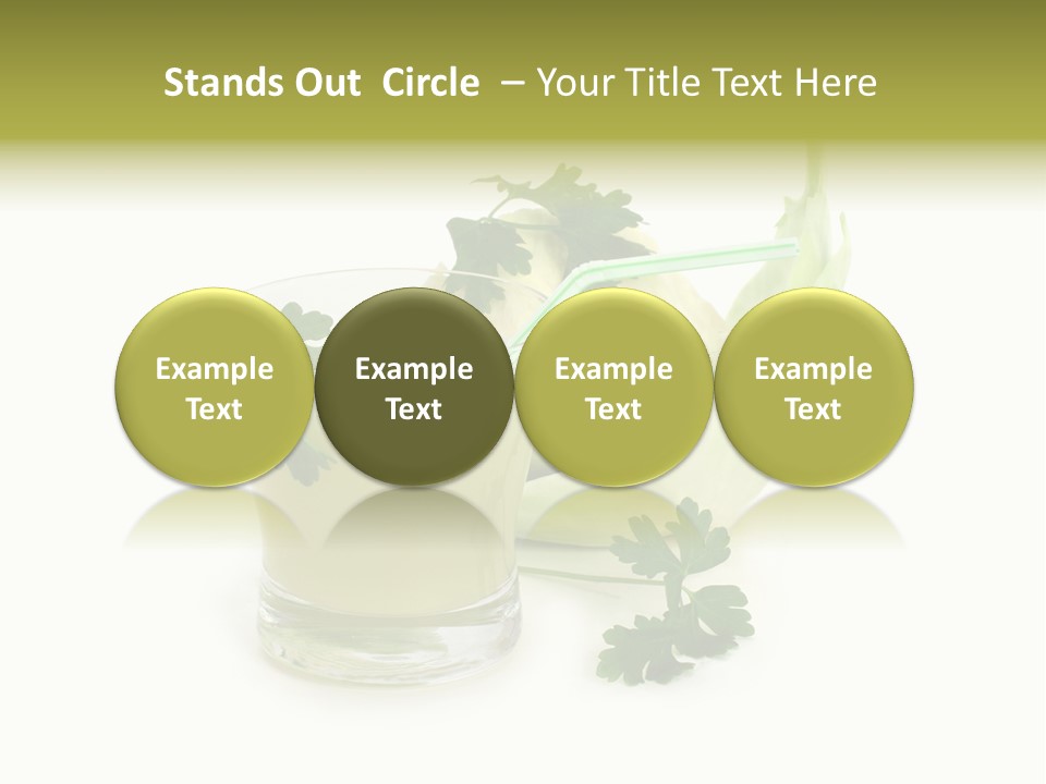 Drink Health Care Cut PowerPoint Template