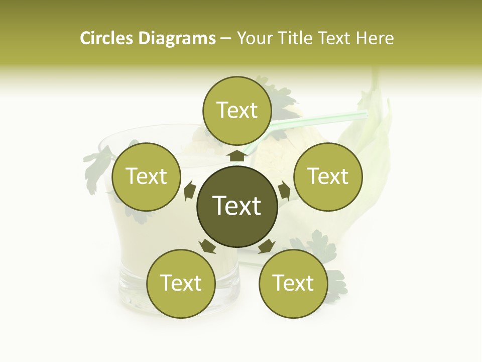 Drink Health Care Cut PowerPoint Template