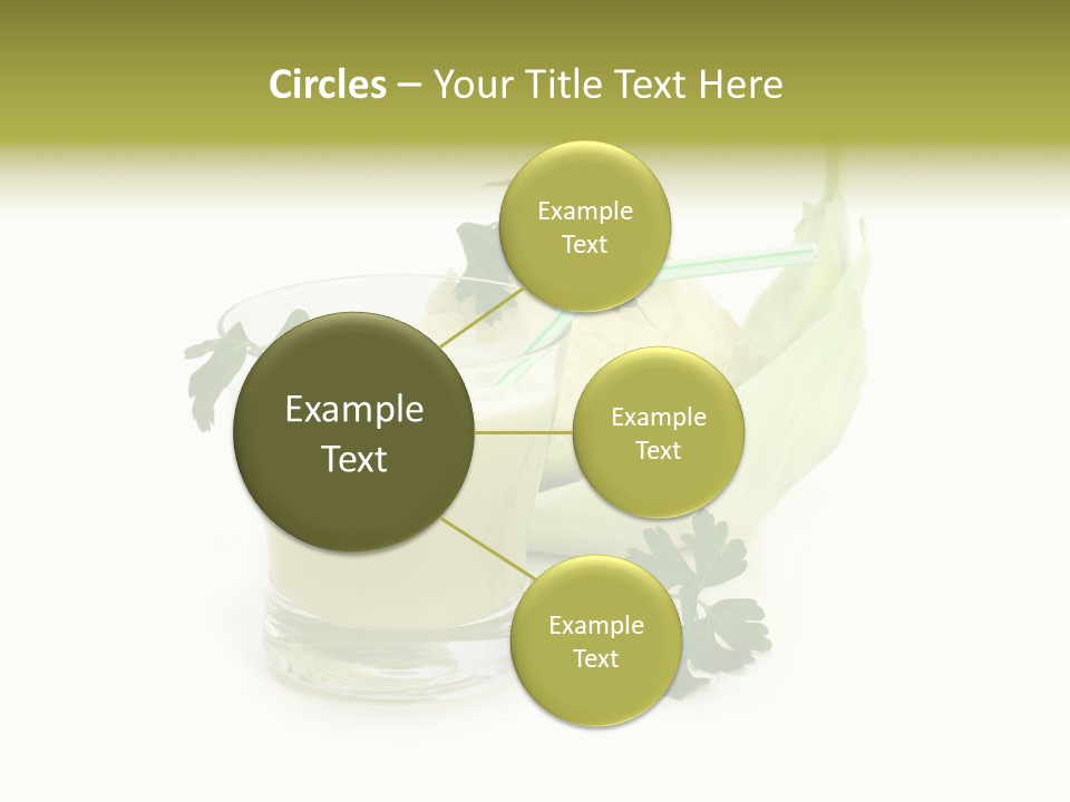 Drink Health Care Cut PowerPoint Template