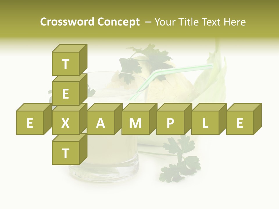 Drink Health Care Cut PowerPoint Template