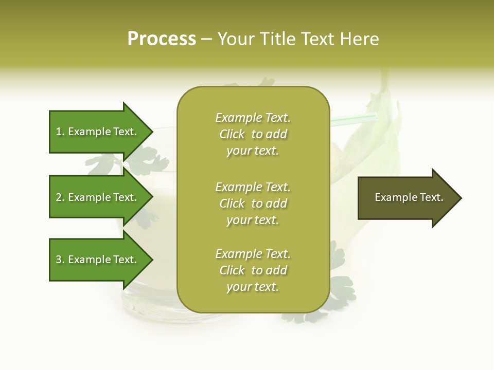 Drink Health Care Cut PowerPoint Template