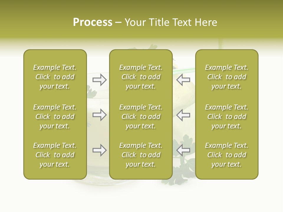 Drink Health Care Cut PowerPoint Template