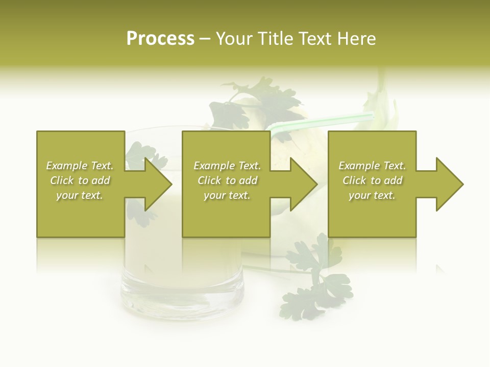 Drink Health Care Cut PowerPoint Template