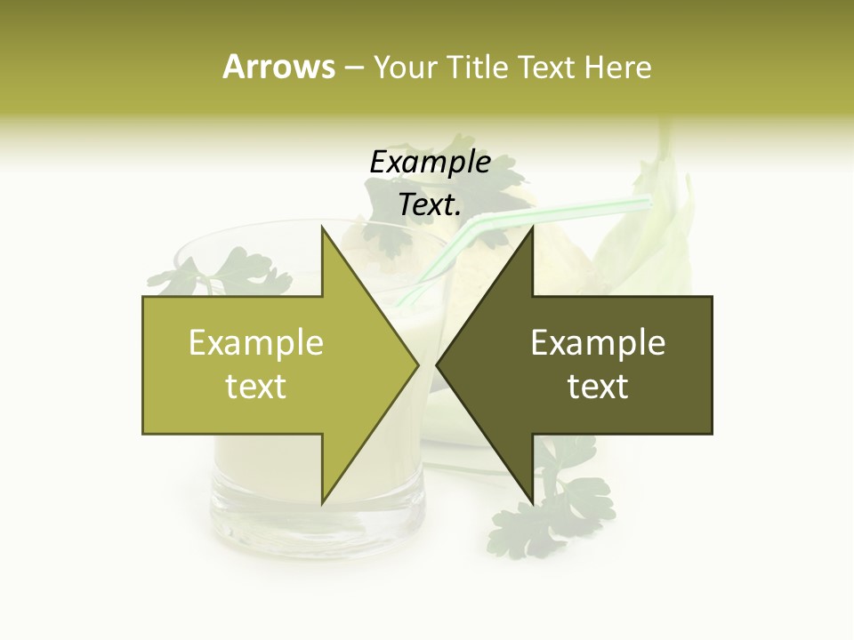 Drink Health Care Cut PowerPoint Template