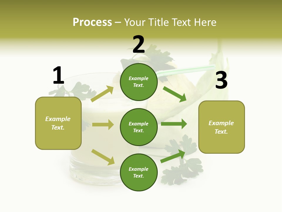 Drink Health Care Cut PowerPoint Template