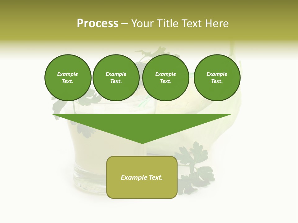 Drink Health Care Cut PowerPoint Template