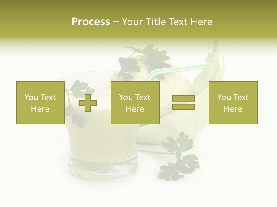 Drink Health Care Cut PowerPoint Template