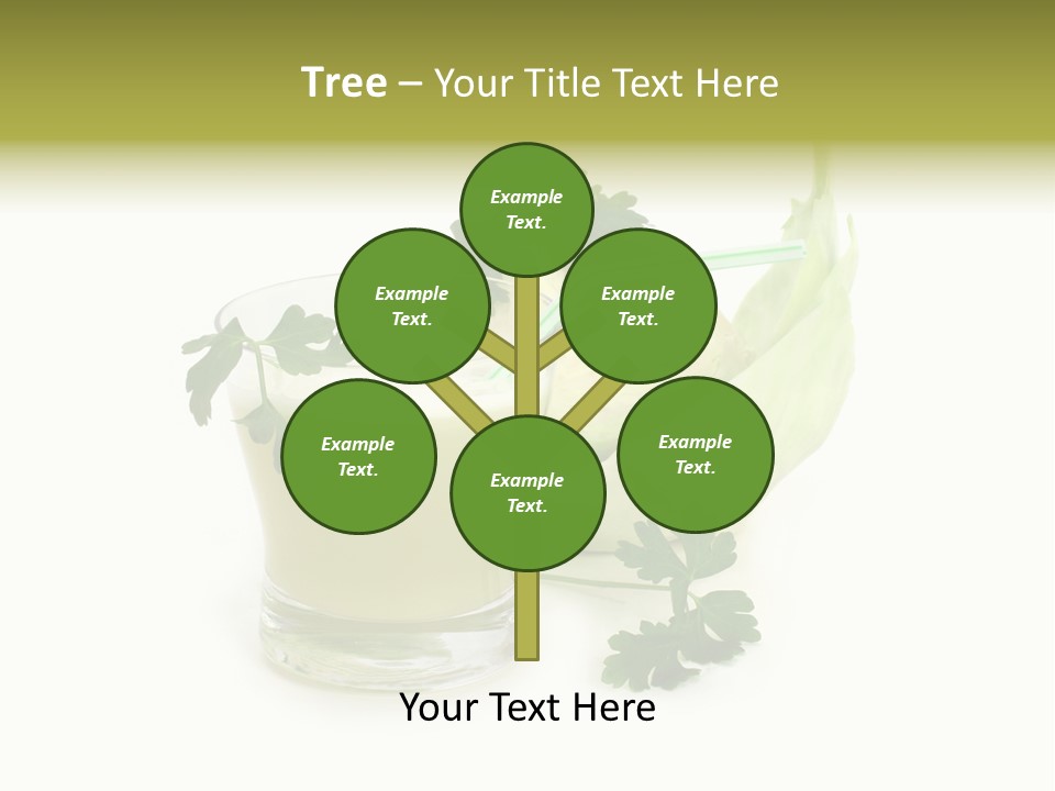 Drink Health Care Cut PowerPoint Template