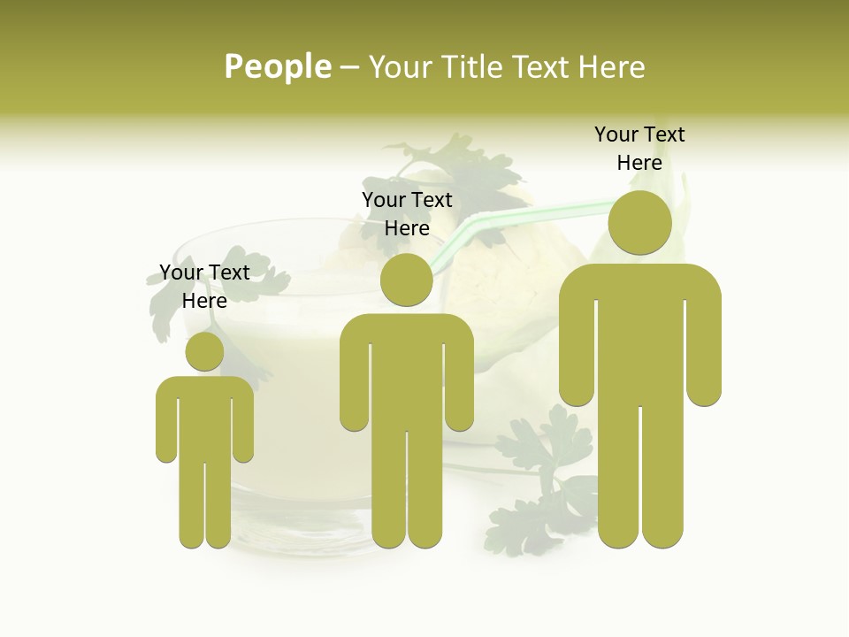 Drink Health Care Cut PowerPoint Template