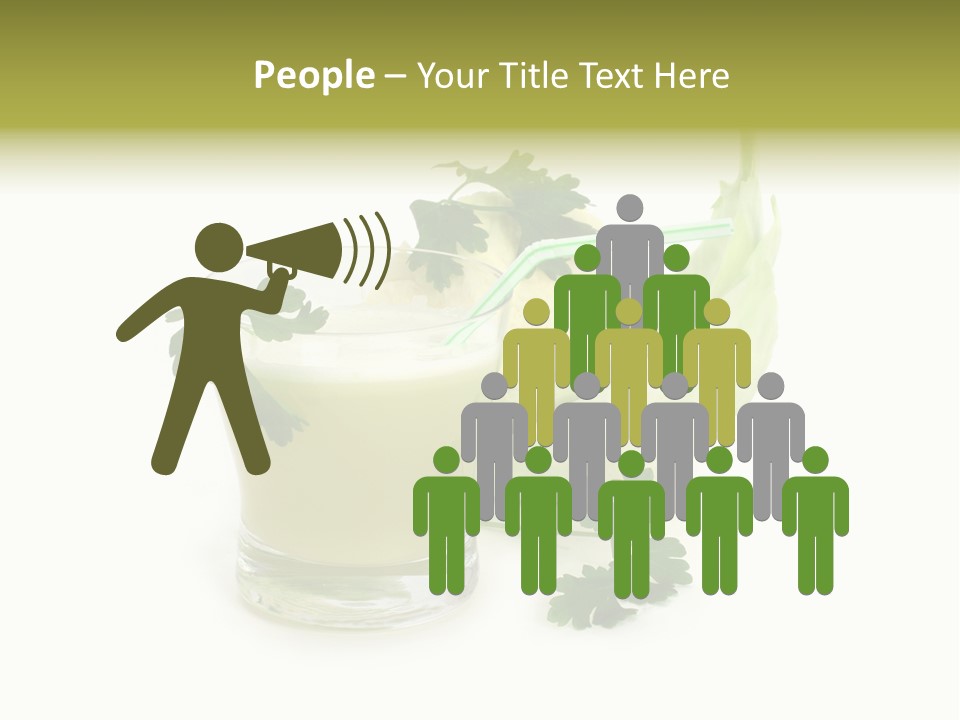 Drink Health Care Cut PowerPoint Template