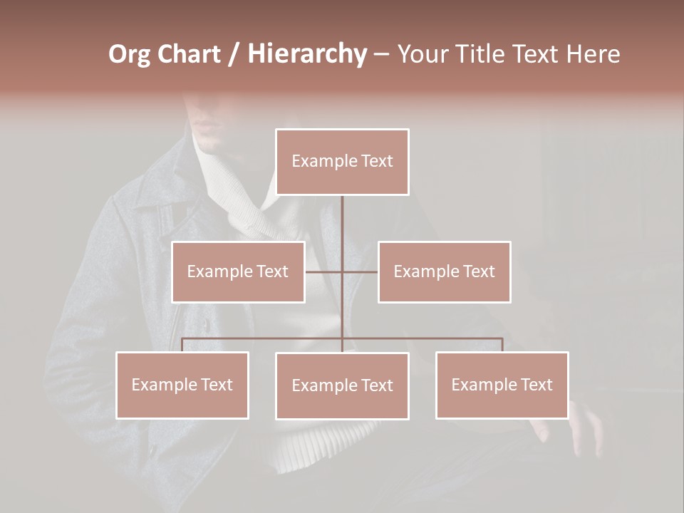 Doleful People Young PowerPoint Template