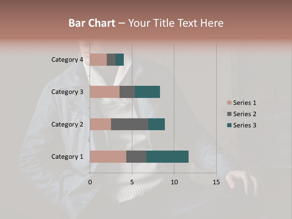 Doleful People Young PowerPoint Template