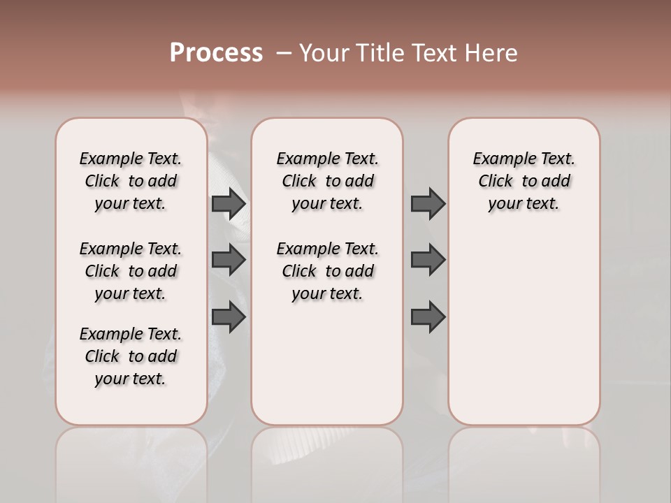 Doleful People Young PowerPoint Template