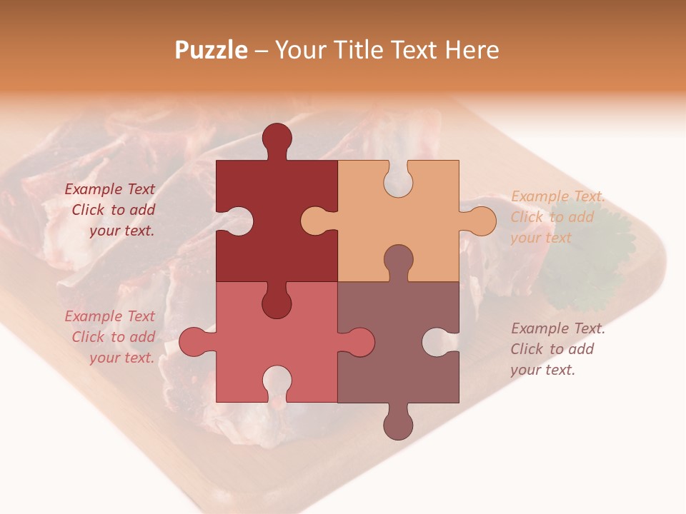 Refreshment Nobody White PowerPoint Template