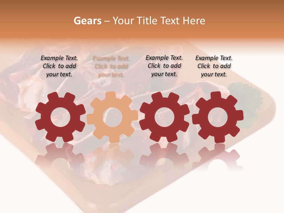 Refreshment Nobody White PowerPoint Template