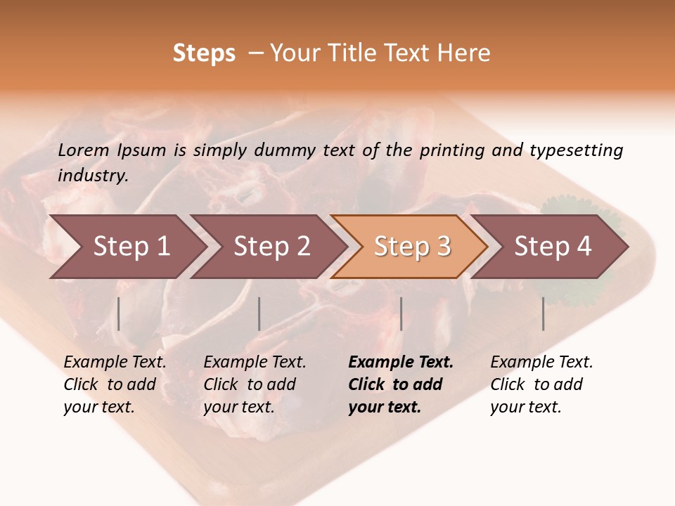 Refreshment Nobody White PowerPoint Template
