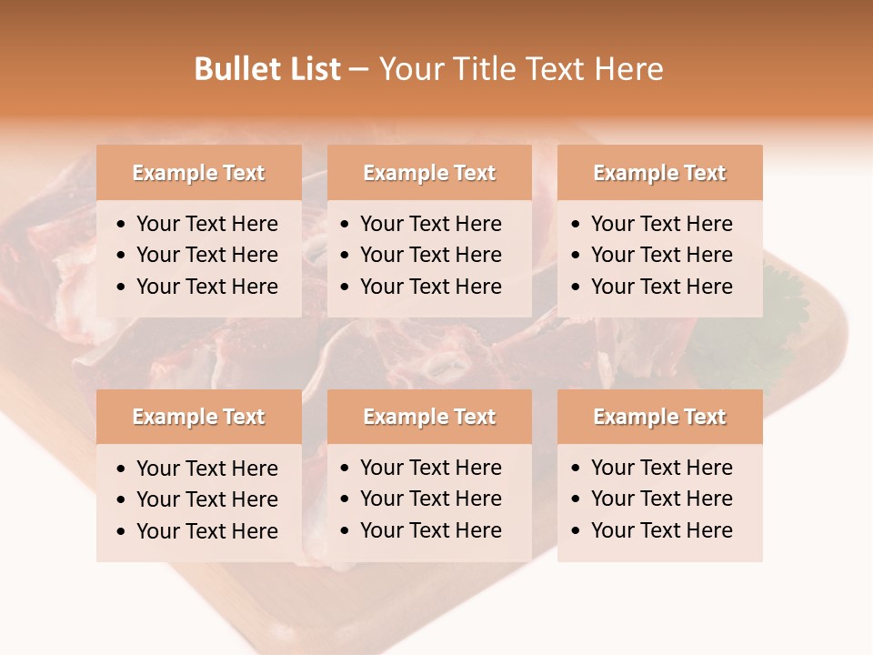 Refreshment Nobody White PowerPoint Template