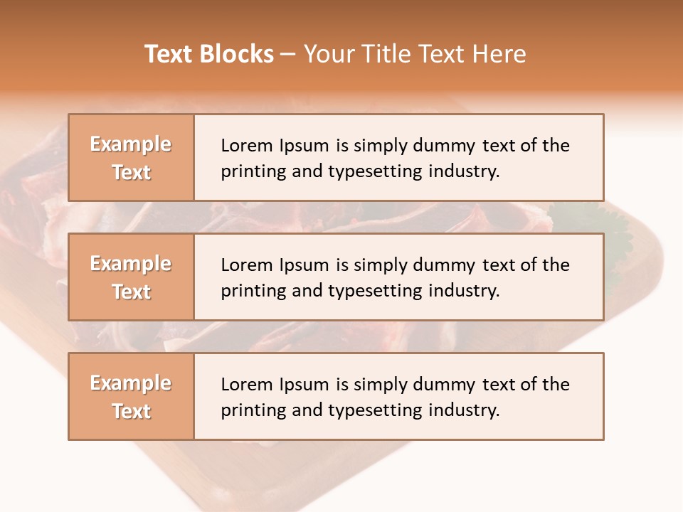 Refreshment Nobody White PowerPoint Template