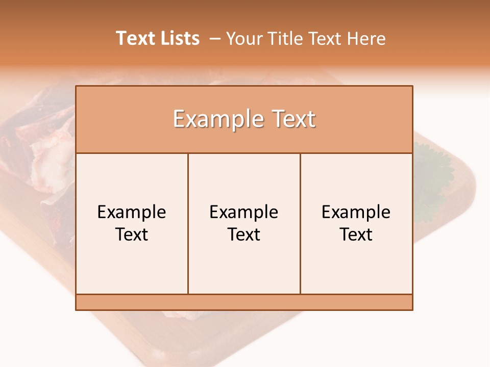 Refreshment Nobody White PowerPoint Template