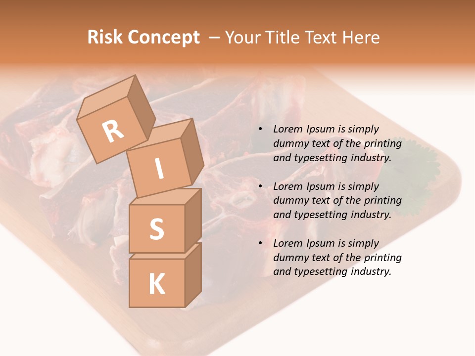 Refreshment Nobody White PowerPoint Template