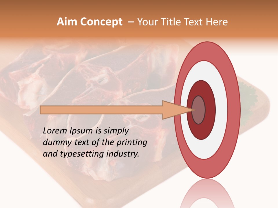 Refreshment Nobody White PowerPoint Template