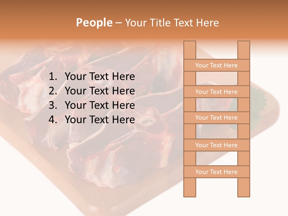 Refreshment Nobody White PowerPoint Template