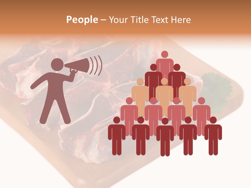 Refreshment Nobody White PowerPoint Template