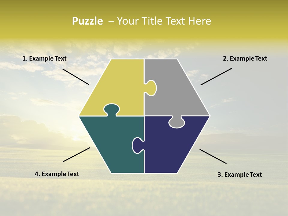 Bright Fresh Gold PowerPoint Template