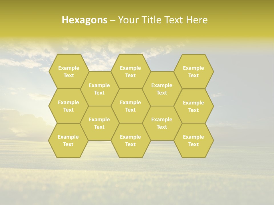 Bright Fresh Gold PowerPoint Template