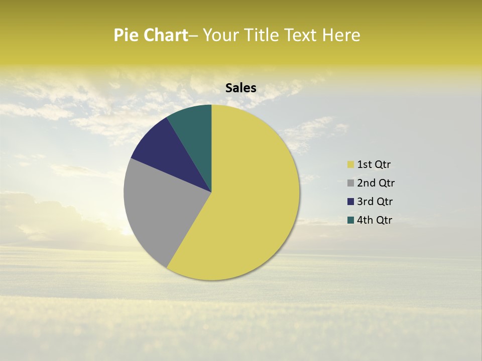 Bright Fresh Gold PowerPoint Template