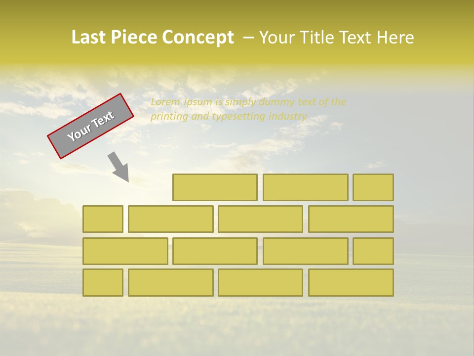 Bright Fresh Gold PowerPoint Template