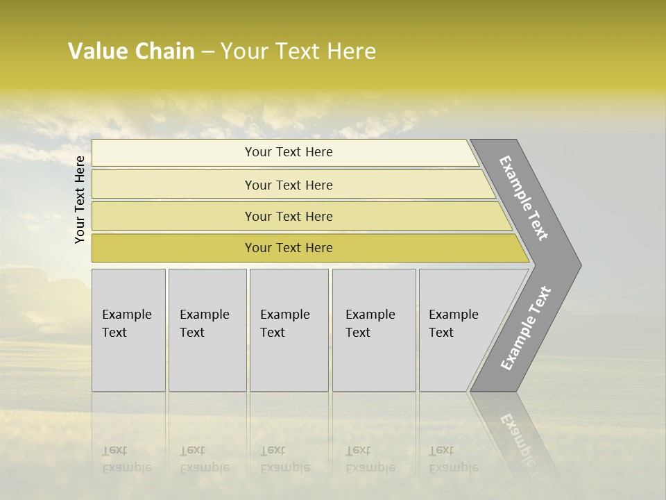 Bright Fresh Gold PowerPoint Template