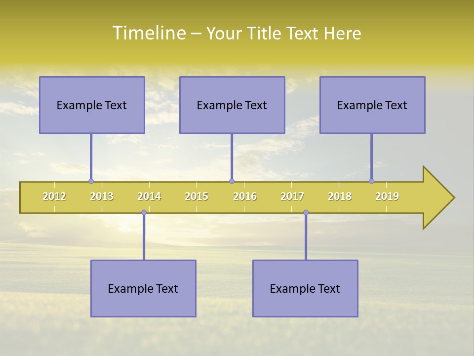 Bright Fresh Gold PowerPoint Template