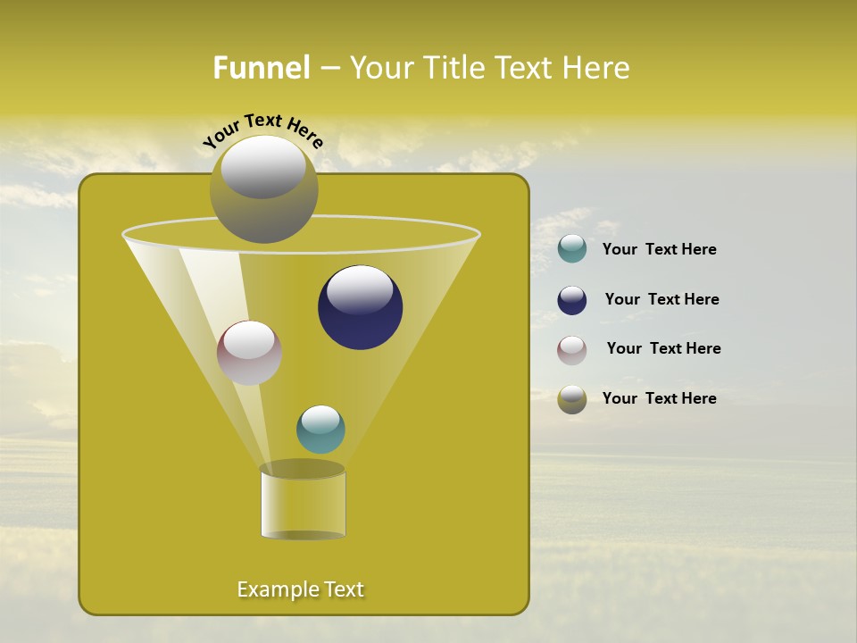 Bright Fresh Gold PowerPoint Template