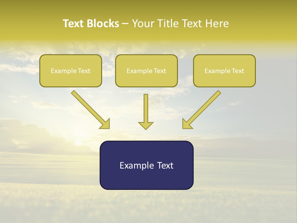Bright Fresh Gold PowerPoint Template